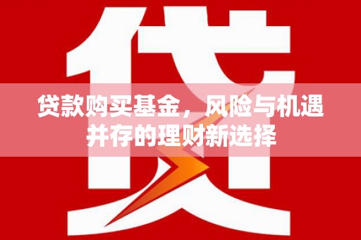 合山贷款购买基金，风险与机遇并存的理财新选择
