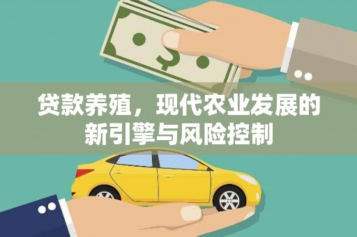 那玛夏贷款养殖，现代农业发展的新引擎与风险控制