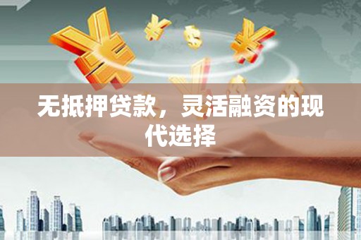 普格无抵押贷款，灵活融资的现代选择