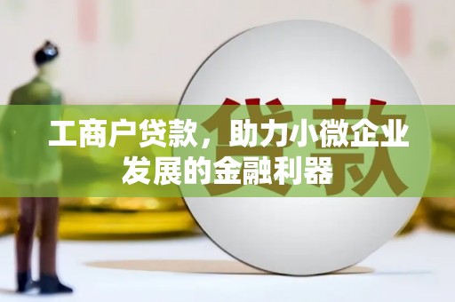 阳高工商户贷款，助力小微企业发展的金融利器