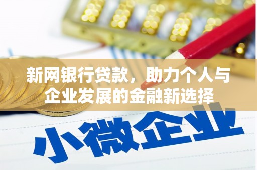 疏附新网银行贷款，助力个人与企业发展的金融新选择