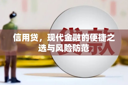 邓州信用贷，现代金融的便捷之选与风险防范