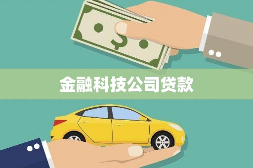 冈山金融科技公司贷款